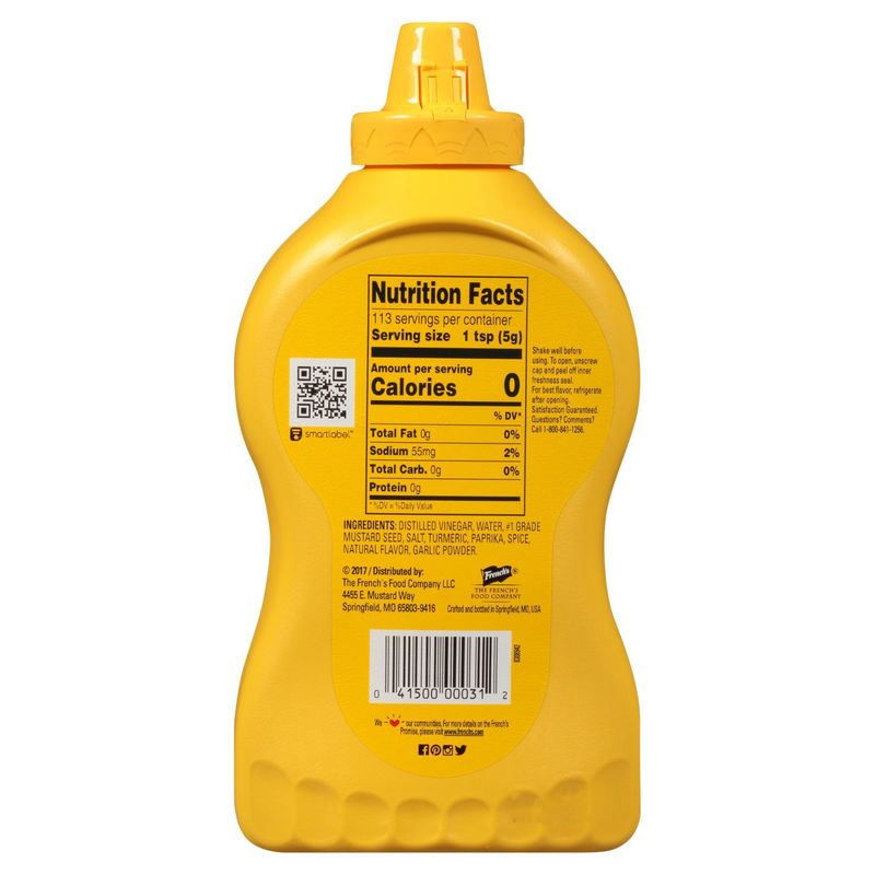 French's Classic Yellow Mustard, 20 oz