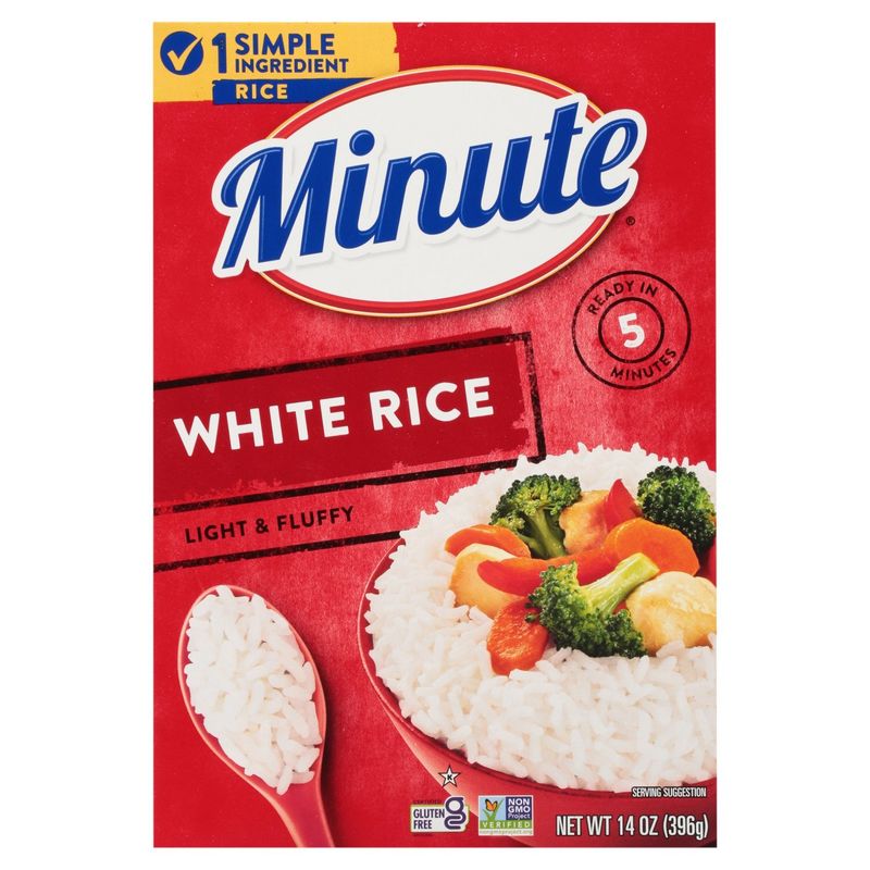 Minute Light &amp; Fluffy White Rice, 14 oz