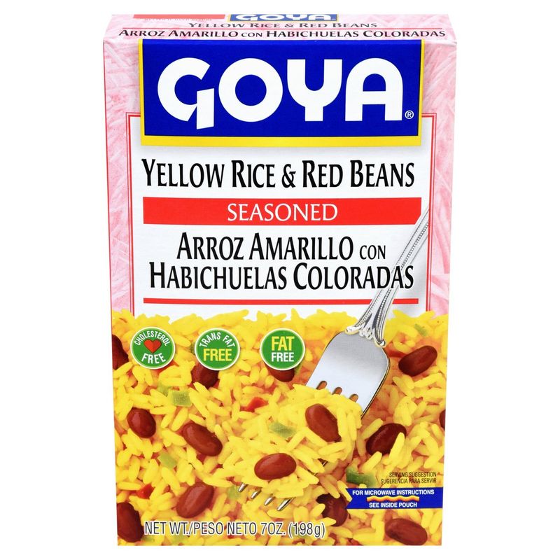 Goya Seasoned Yellow Rice &amp; Red Beans, 7 oz