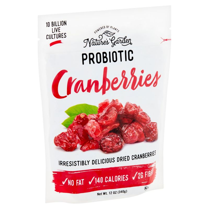 Nature's Garden Probiotic Cranberries, 12 oz