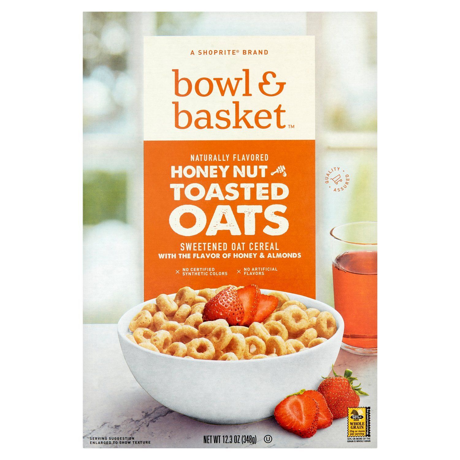 Bowl &amp; Basket Honey Nut Toasted Sweetened Oats Cereal, 12.3 oz