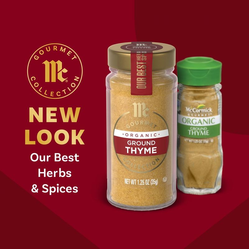 McCormick Gourmet Collection Organic Ground Thyme, 1.25 oz