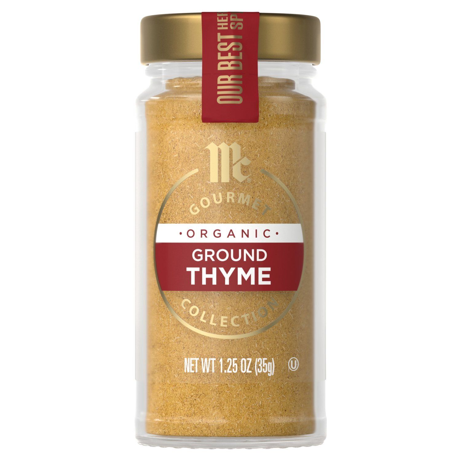 McCormick Gourmet Collection Organic Ground Thyme, 1.25 oz