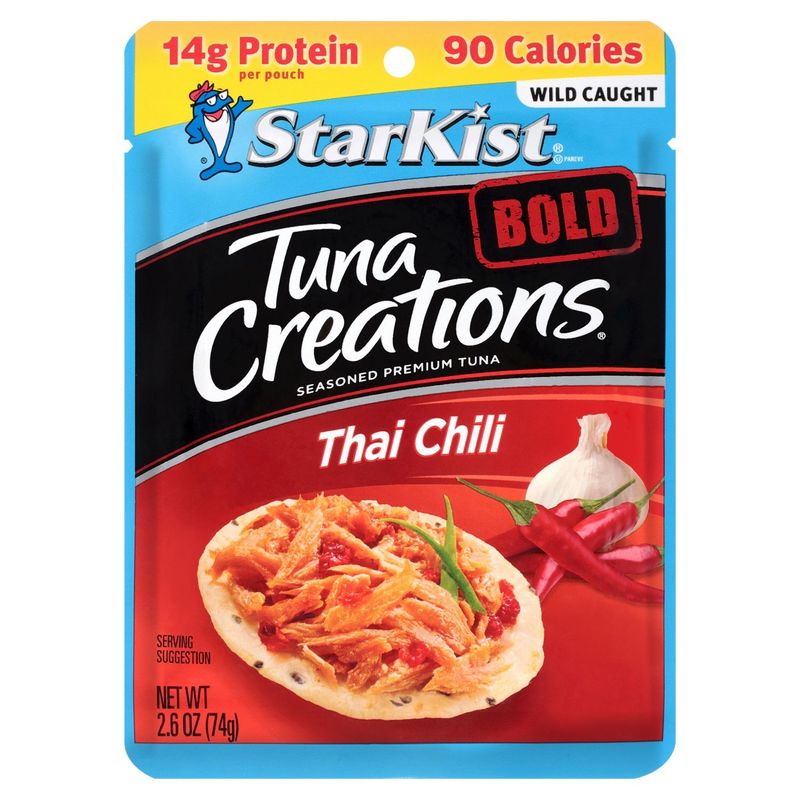 StarKist Tuna Creations Bold Thai Chili Seasoned Premium Tuna, 2.6 oz