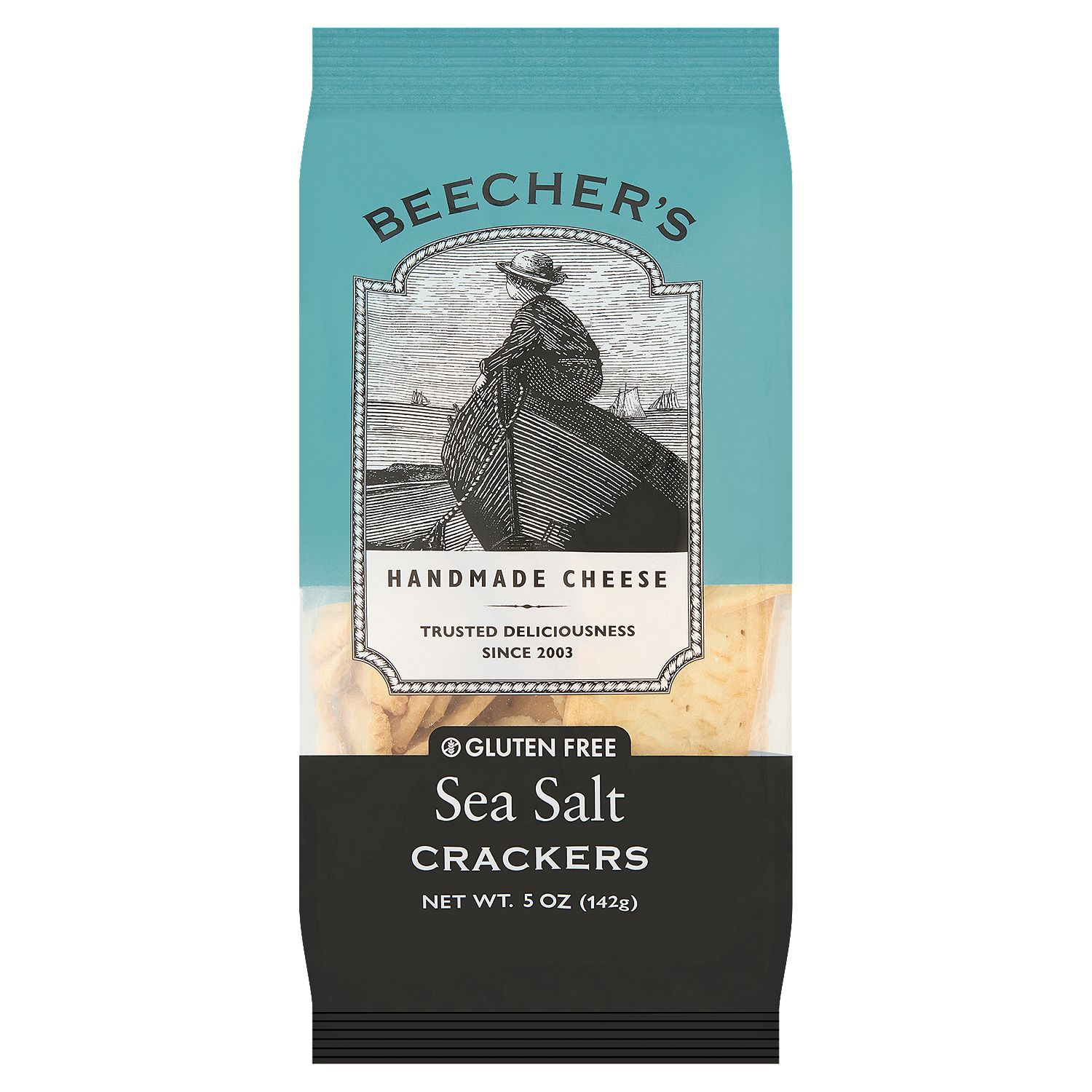 Beecher's Sea Salt Handmade Cheese Crackers, 5 oz
