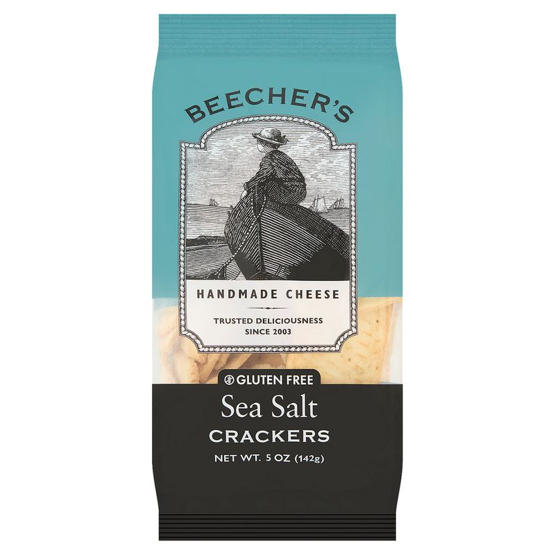 Beecher's Sea Salt Handmade Cheese Crackers, 5 oz