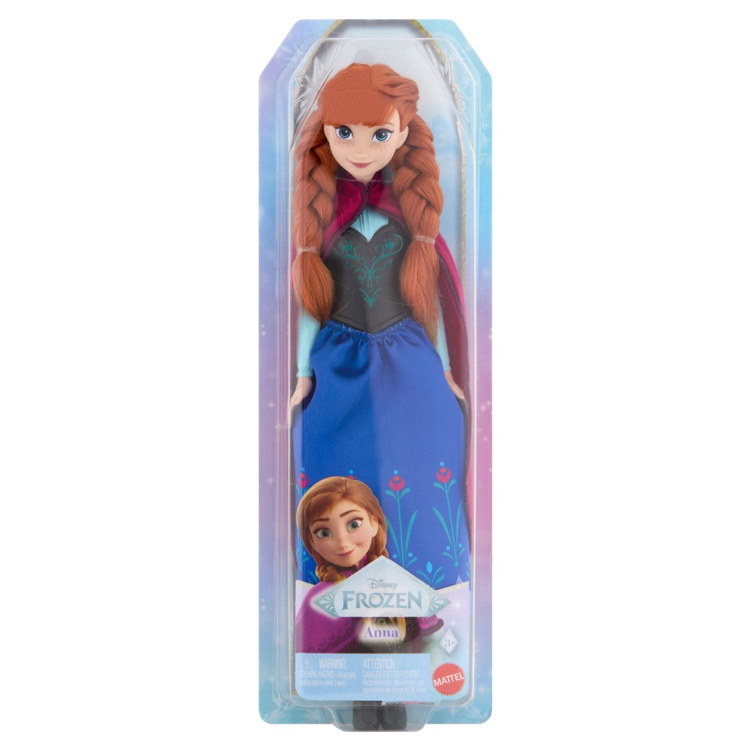 Mattel Disney Frozen Anna Doll, 3+