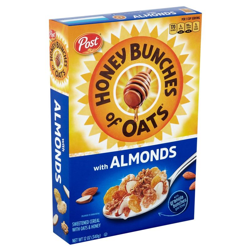 Post Honey Bunches of Oats Sweetened with Oats &amp; Honey Cereal, 12 oz
