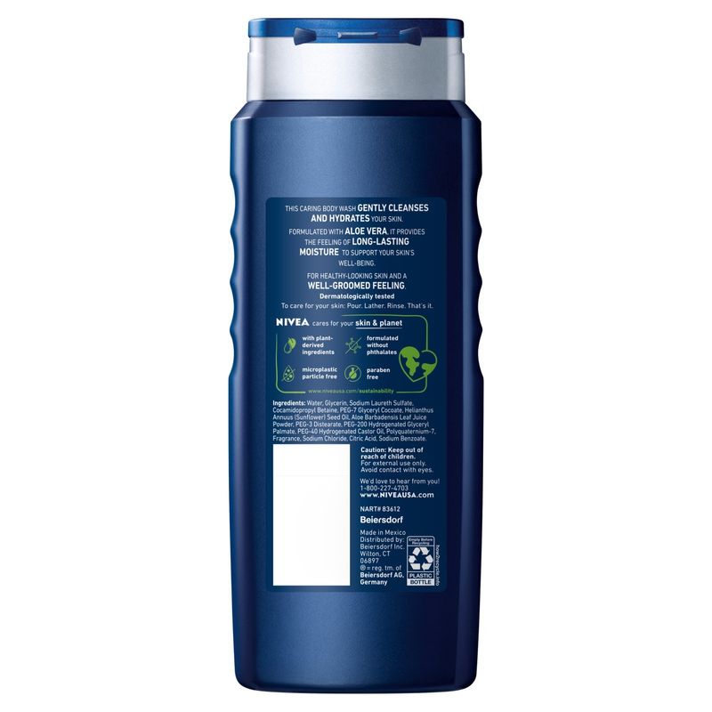 Nivea Men Maximum Hydration Body Wash, 16.9 fl oz