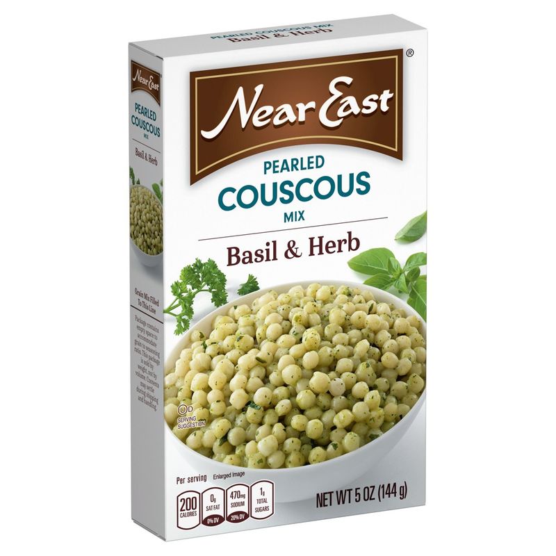 Near East Basil &amp; Herb Pearled Couscous Mix, 5 oz