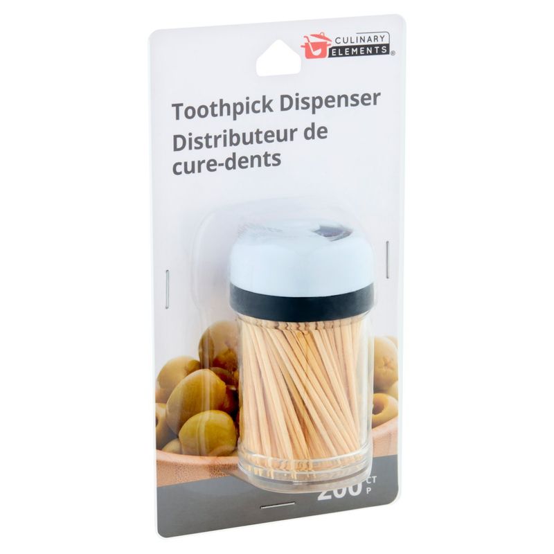 Culinary Elements Toothpick Dispenser, 200 count