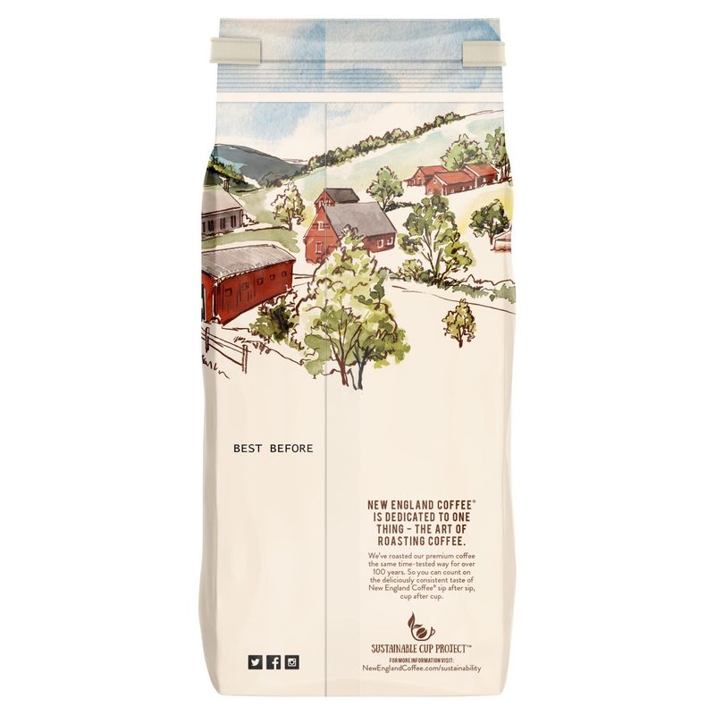 New England Coffee New England Breakfast Blend Medium Roast Coffee, 24 oz