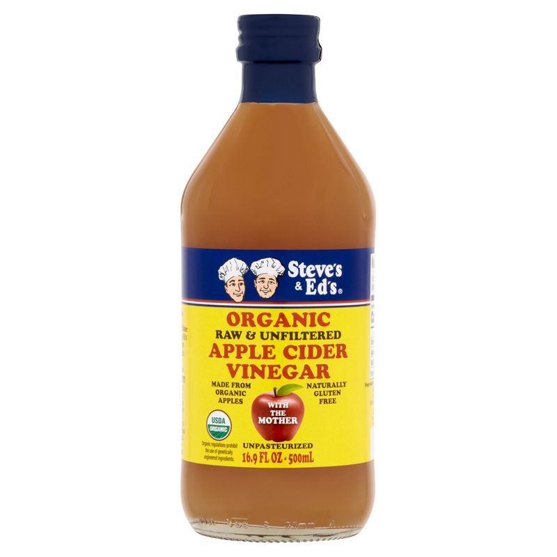 Steve's &amp; Ed's Organic Raw &amp; Unfiltered Apple Cider Vinegar, 16.9 fl oz