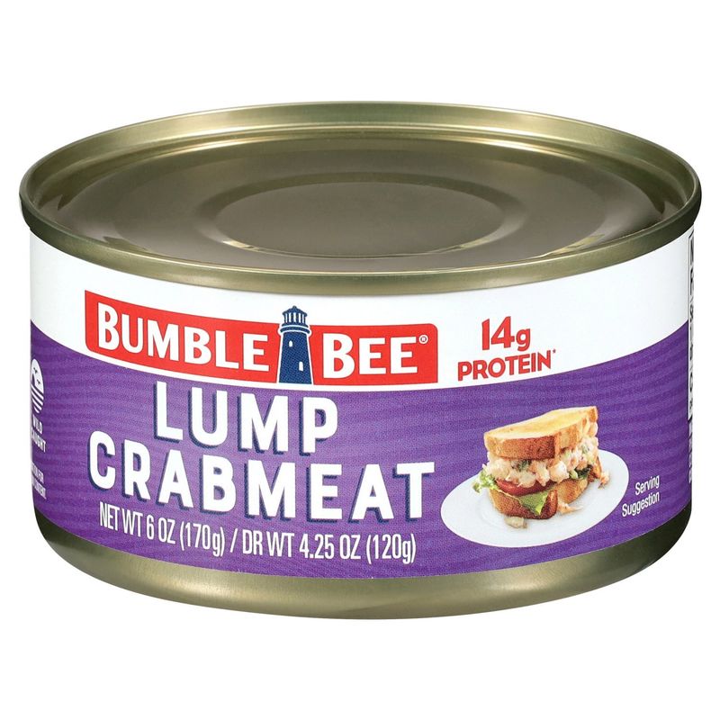 Bumble Bee Lump Crabmeat, 6 oz