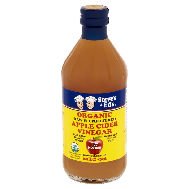 Steve's &amp; Ed's Organic Raw &amp; Unfiltered Apple Cider Vinegar, 16.9 fl oz