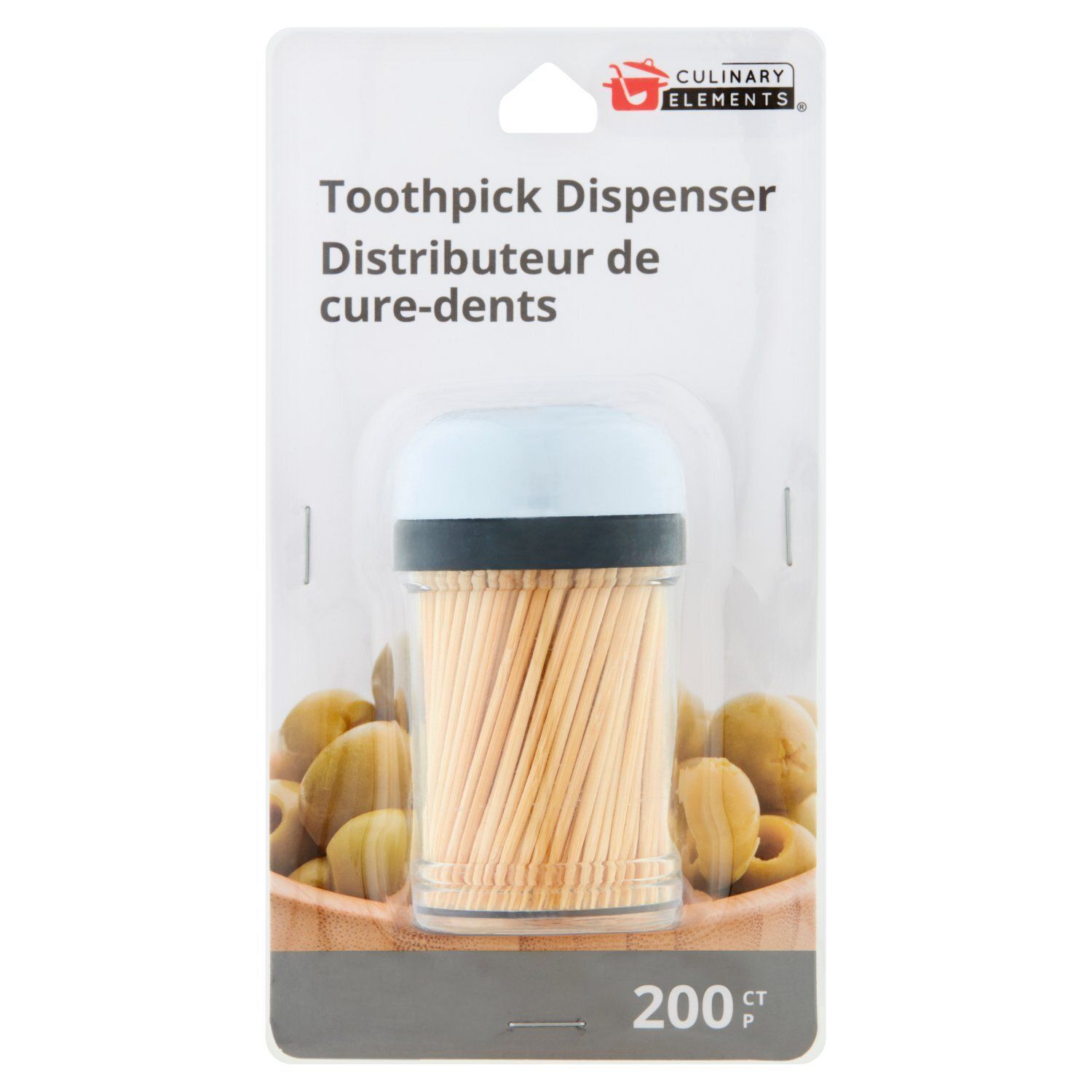 Culinary Elements Toothpick Dispenser, 200 count