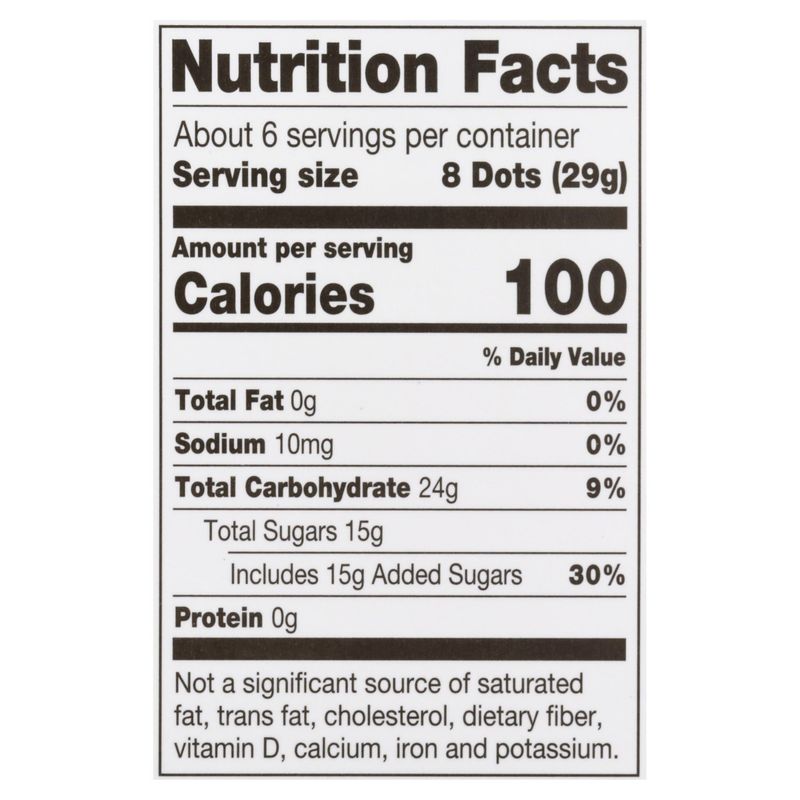 Tootsie Dots Assorted Fruit Flavored Gumdrops, 6.5 oz