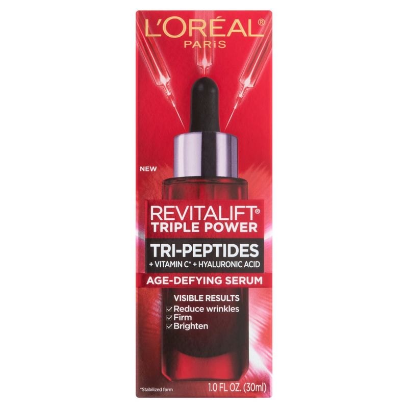L'Oréal Paris Revitalift Triple Power Tri-Peptides Age-Defying Serum, 1.0 fl oz