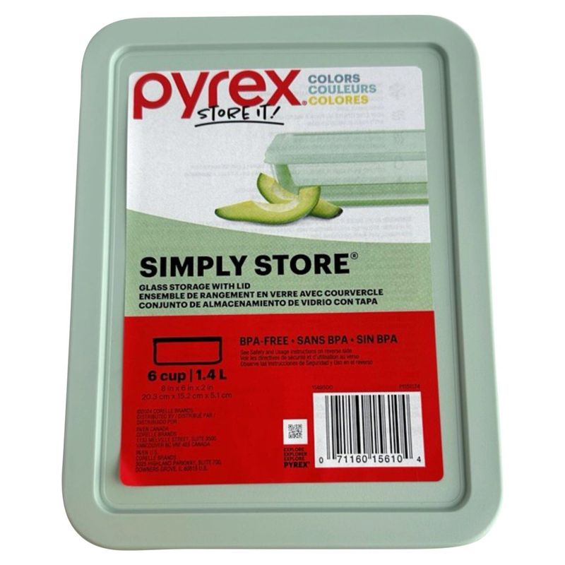 Pyrex Simply Store 6 Cup Glass Storage with Lid