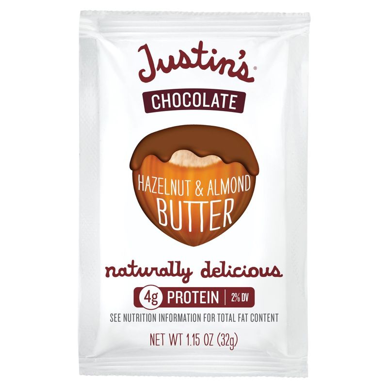 Justin's Chocolate Hazelnut &amp; Almond Butter, 1.15 oz