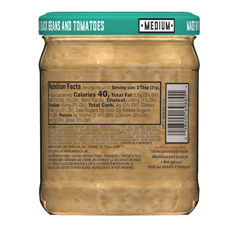 Tostitos Dip Cheesy Enchilada Artificially Flavored 15 Oz