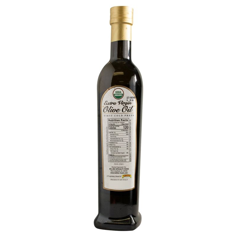 Bellino Organic 100% Italian Extra Virgin Olive Oil, 16.9 fl oz