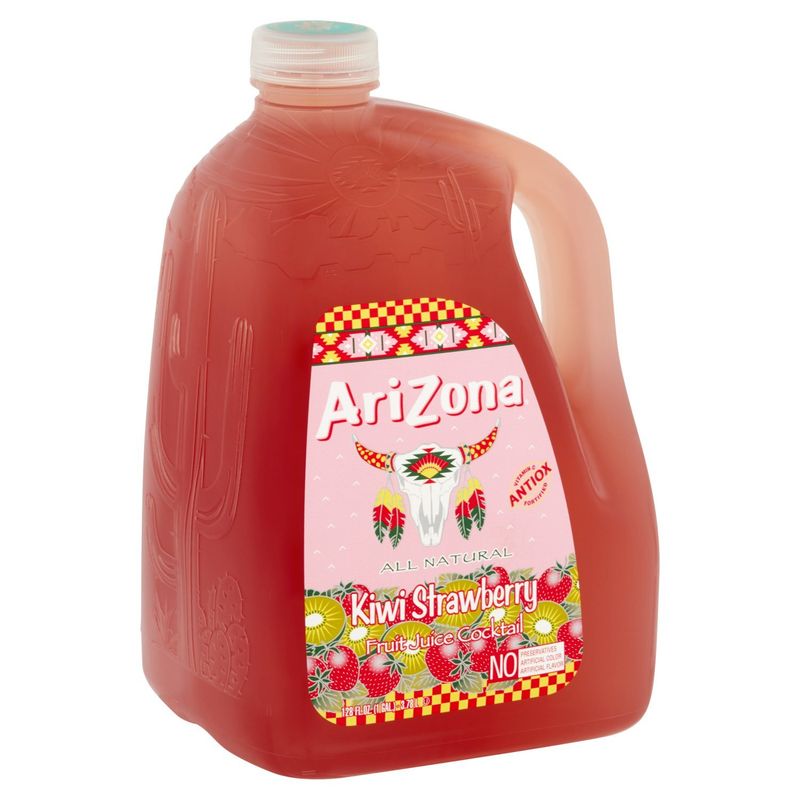 AriZona Kiwi Strawberry Fruit Juice Cocktail, 128 fl oz