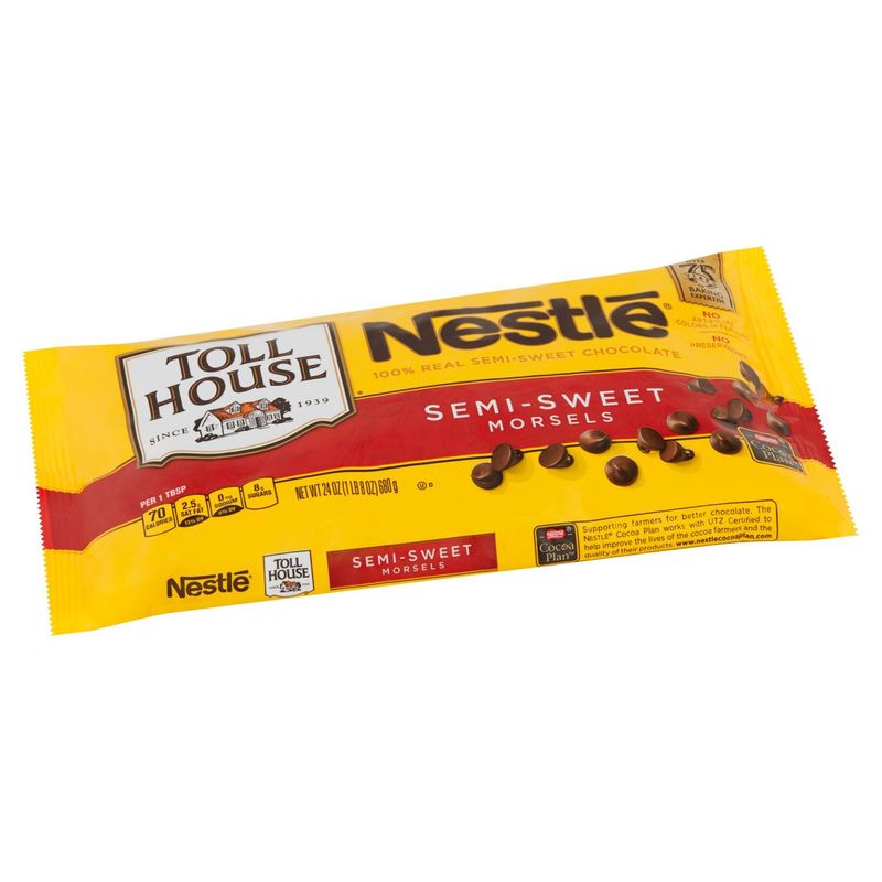 Nestlé Toll House Semi-Sweet Chocolate Morsels, 24 oz