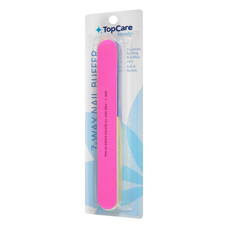 TopCare Nail Shaper/Buffer - 7 Way, 1 each