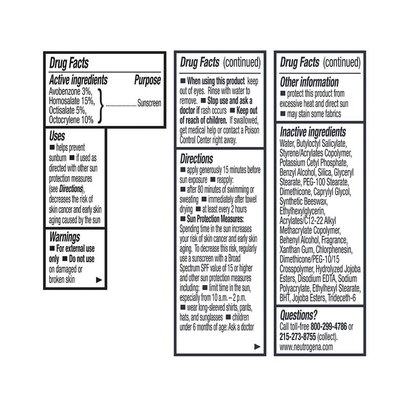 Neutrogena Beach Defense Water + Sun Protection Broad Spectrum Sunscreen Lotion, SPF 70, 1.0 fl oz