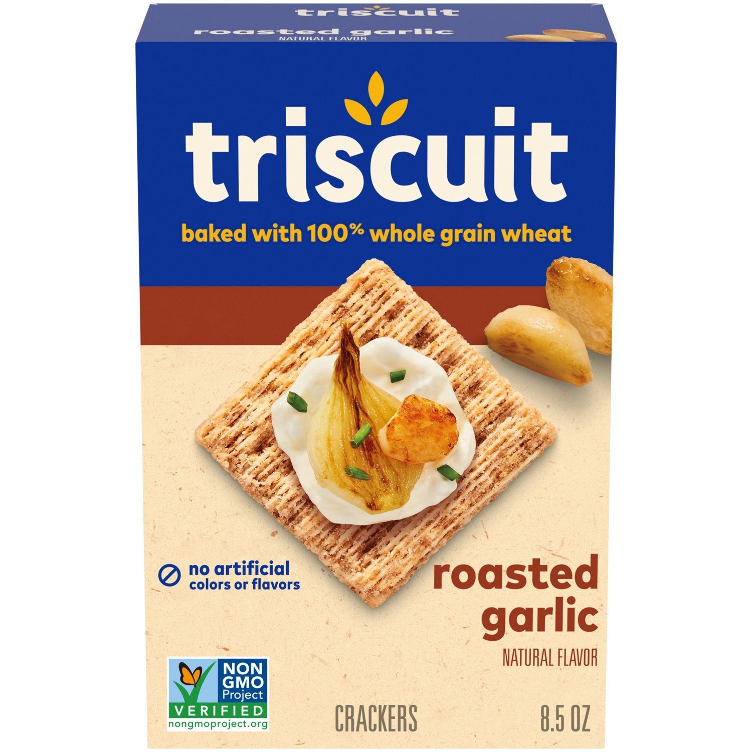Triscuit Roasted Garlic Crackers, 8.5 oz