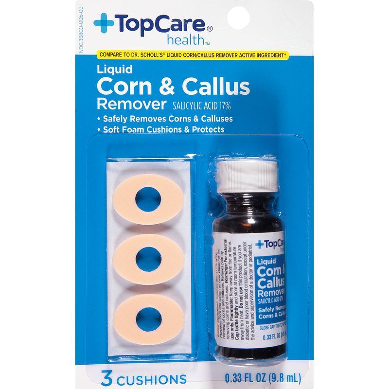 TopCare Liquid Corn &amp; Callous Remover Foot Care, 1 each