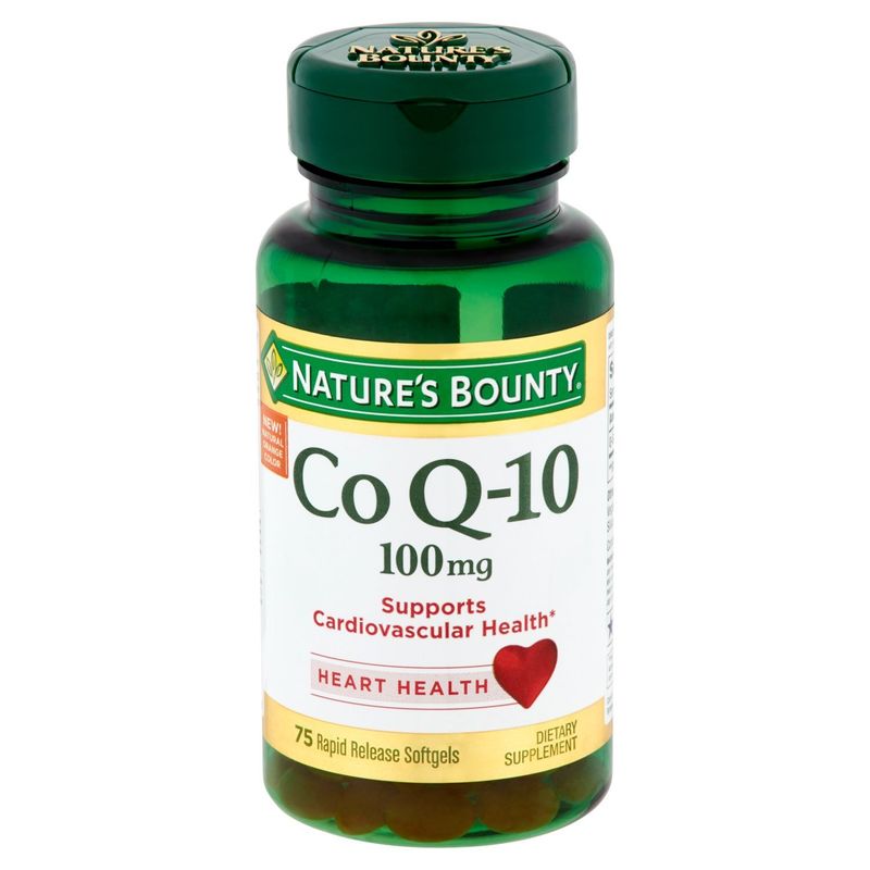 Nature's Bounty Co Q-10 Rapid Release Softgels, 100 mg, 75 count