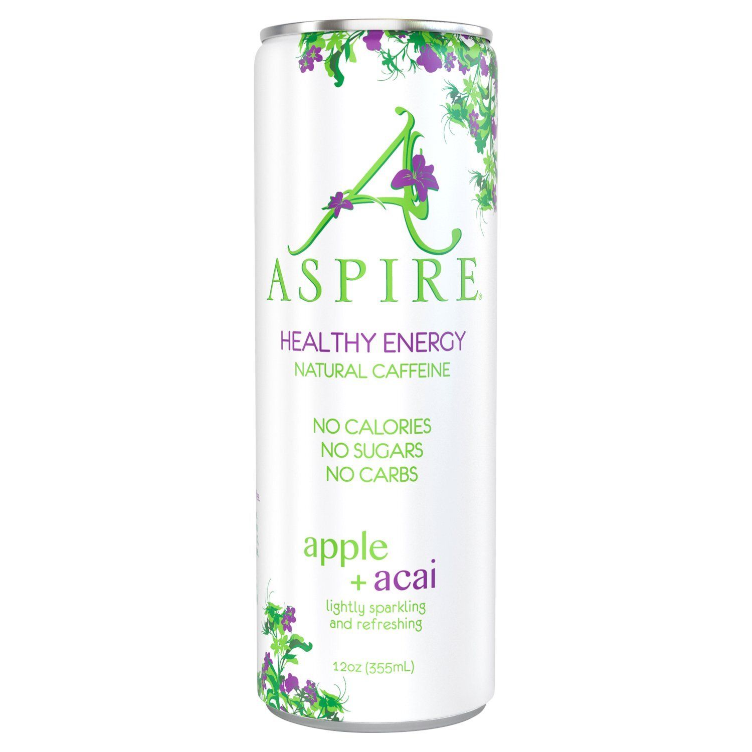 Aspire Apple + Acai Healthy Energy Drink, 12 oz