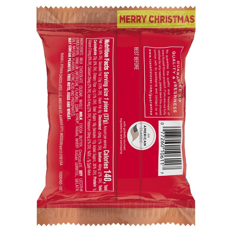Russell Stover Ornament Marshmallow Covered in Milk Chocolate, 1.3 oz