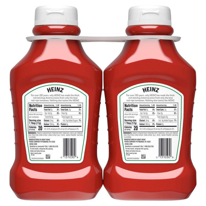 Heinz Tomato Ketchup, 2 count, 50.5 oz
