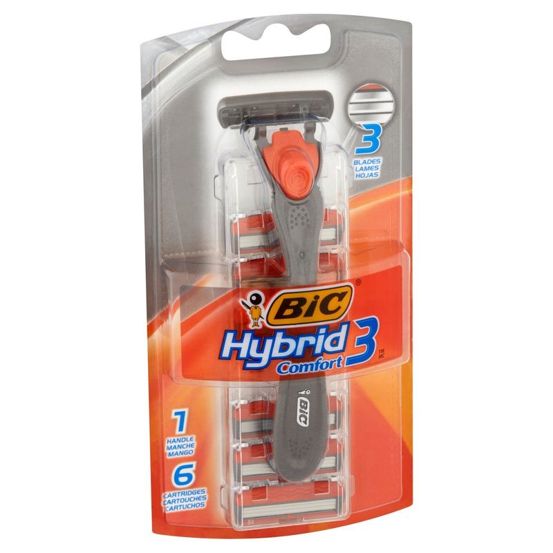 BIC Hybrid 3 Comfort Razor and Cartridges