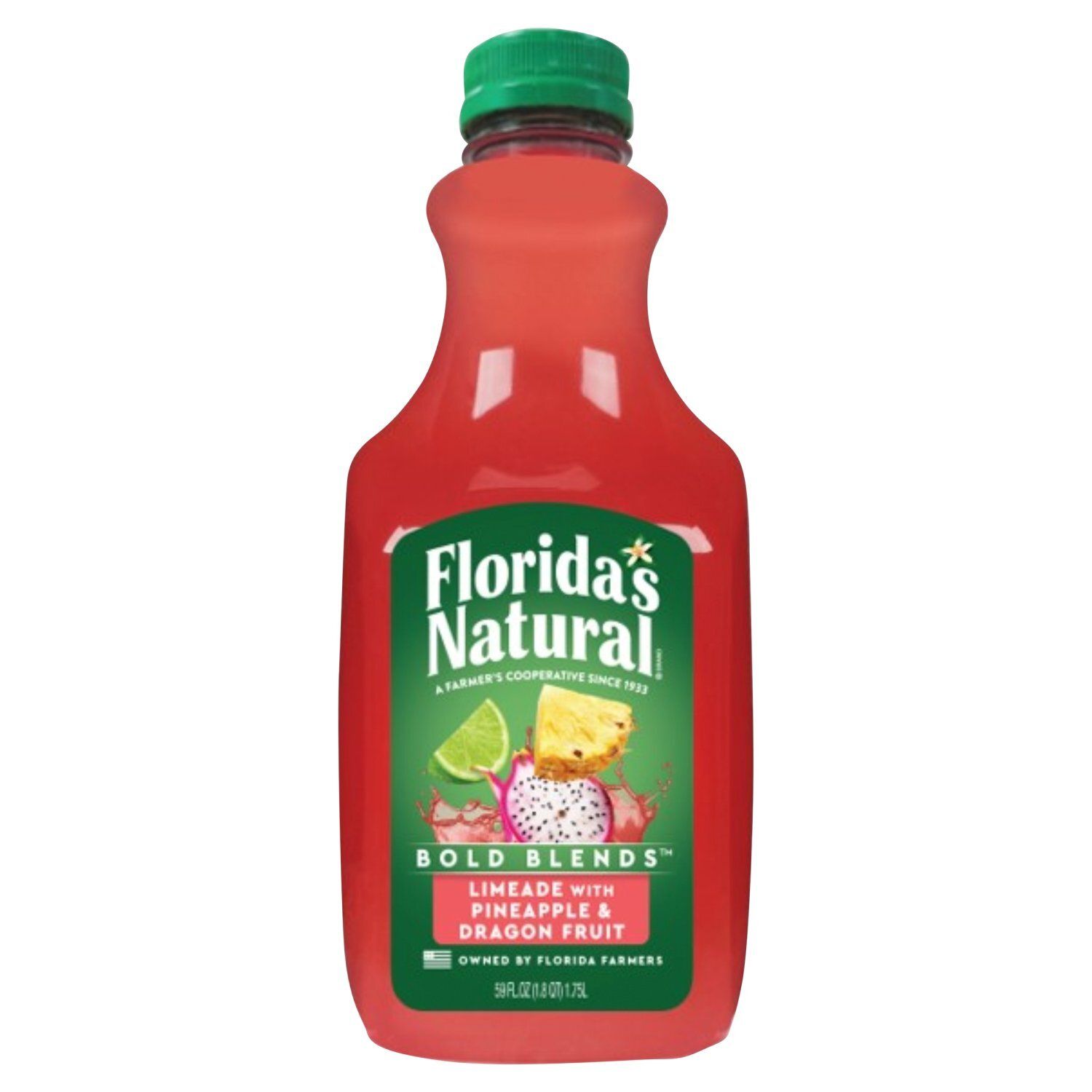 Florida's Natural Limeade with Pineapple &amp; Dragon Fruit Bold Blends, 59 fl oz