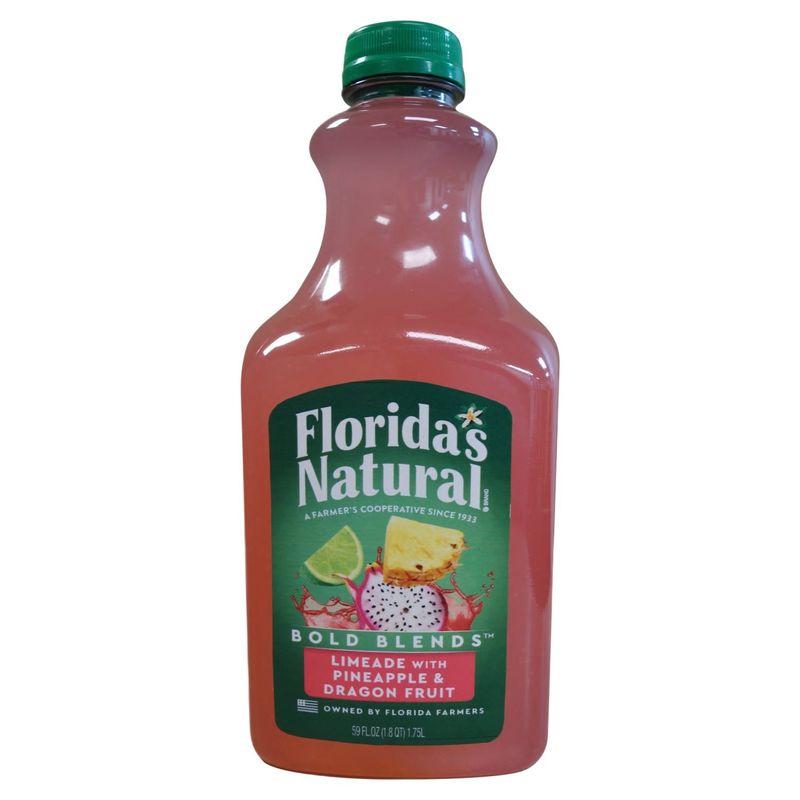 Florida's Natural Limeade with Pineapple &amp; Dragon Fruit Bold Blends, 59 fl oz