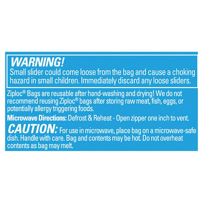 Ziploc Storage Quart Slider Bags Bonus Pack, 22 count