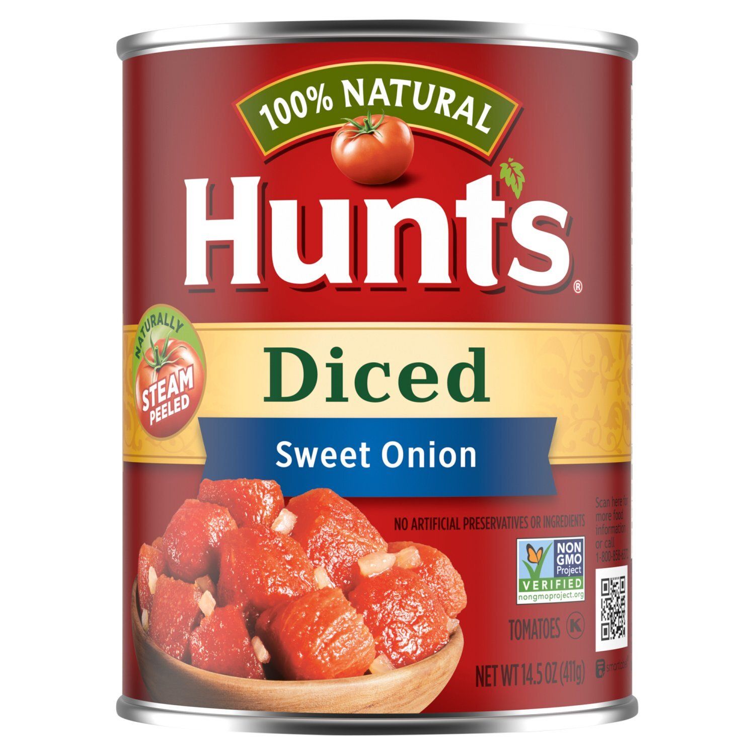 Hunt's Diced Sweet Onion Tomatoes, 14.5 oz