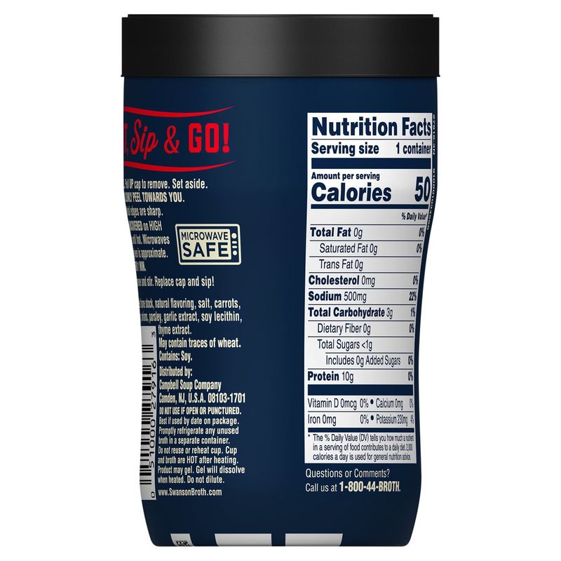 Swanson Beef Sipping Bone Broth, 10.75 oz