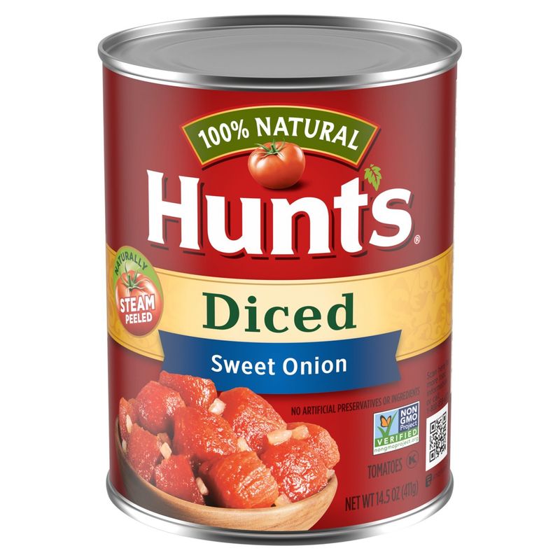 Hunt's Diced Sweet Onion Tomatoes, 14.5 oz
