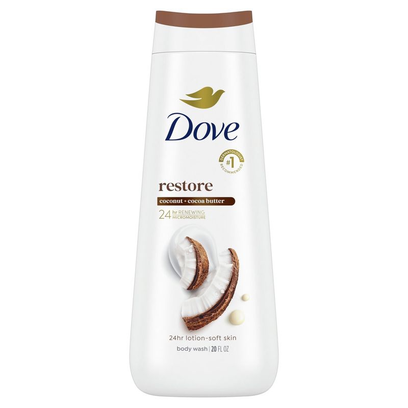 Dove Restore Coconut + Cocoa Butters Body Wash, 591 ml