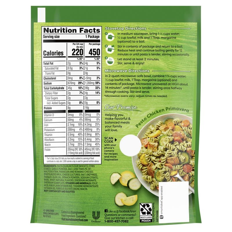 Knorr Pasta Sides Creamy Pesto, 4.1 oz