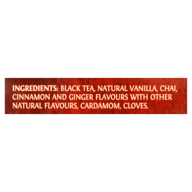 Twinings French Vanilla Chai Flavored Black Tea Bags, 20 count, 1.41 oz