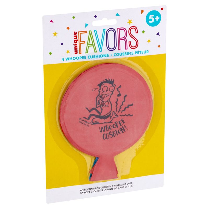 Unique Favors Whoopee Cushions, 4 count