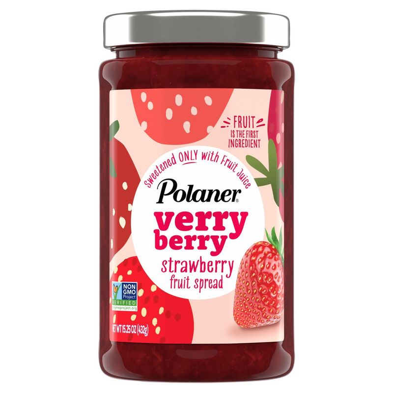 Polaner Verry Berry Strawberry Fruit Spread, 15.25 oz