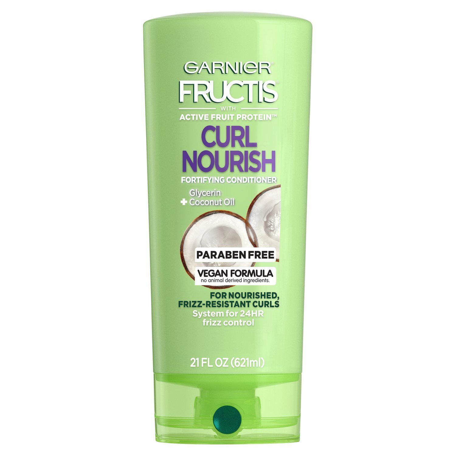 Garnier Fructis Curl Nourish Paraben-free Conditioner Infused with Coconut Oil &amp; Glycerin 21 fl. oz.