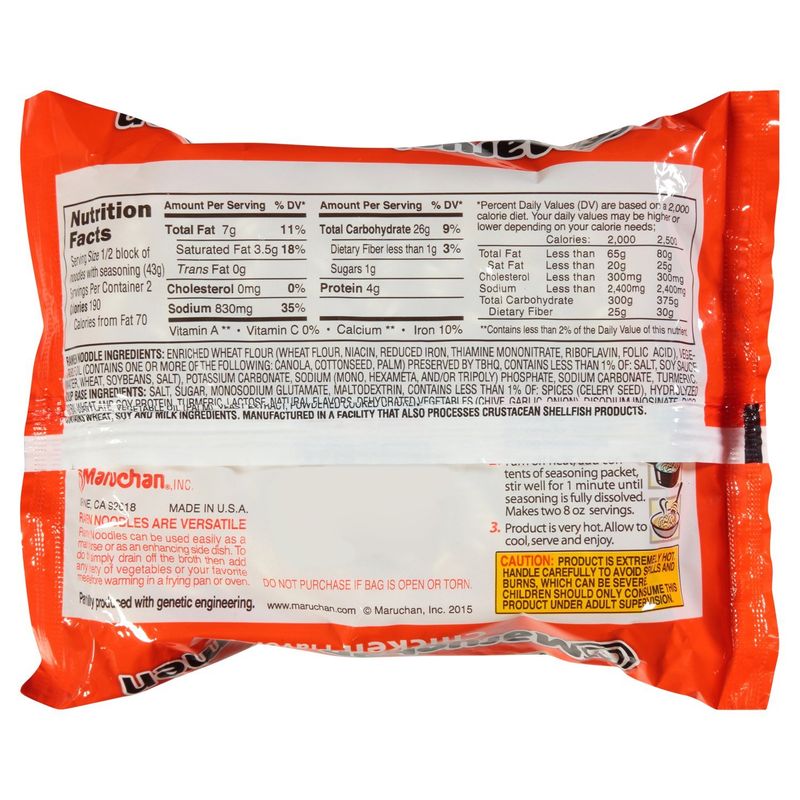 Maruchan Chicken Flavor Ramen Noodle Soup, 3 oz